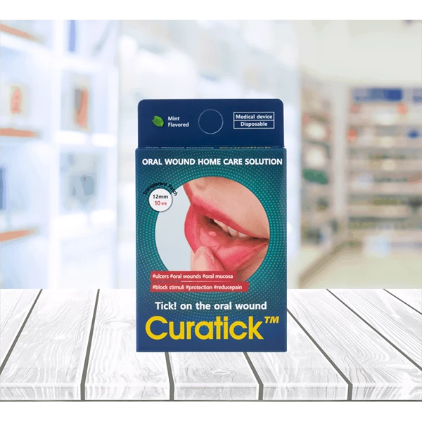  Plaster For Oral Wound Dressing CuratickTM