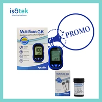 MultiSure GK Blood Glucose Test and Ketone Meter + Glucose Test Strip Bundle S84007